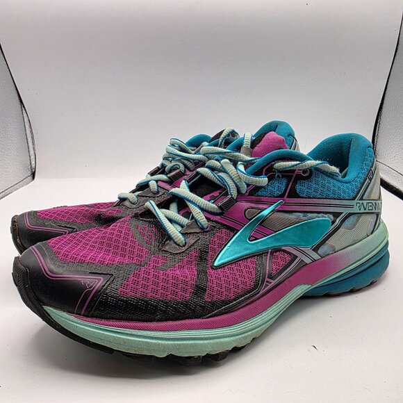 Brooks Ravenna 7 Womens 8.5 Purplel Running Shoes Lightweight Breathable Sneaker - Picture 4 of 13